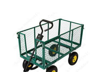 A multifunctional and practical garden tool-mesh garden trolley
